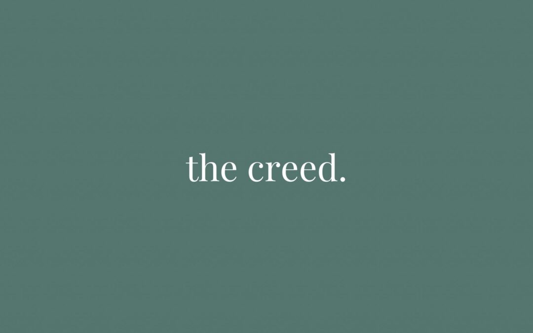Proclaiming what we Believe